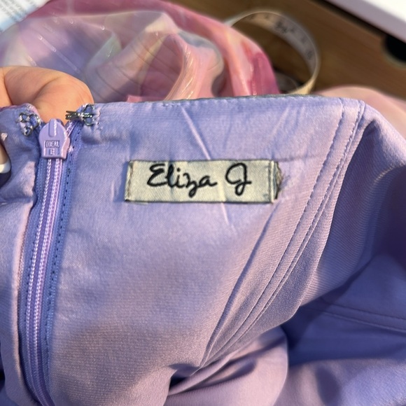 Eliza J Floral Maxi Dress - Purple and Pink - Picture 8 of 8